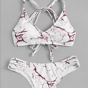 🔵marble bikini